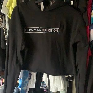 Bowmar Nutrition Crop hoodie size medium